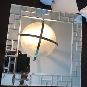 Set of 8 Bilbao mirrored place mats